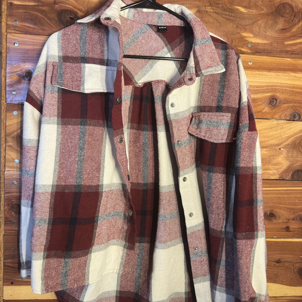 SHEIN Button Down Sweater